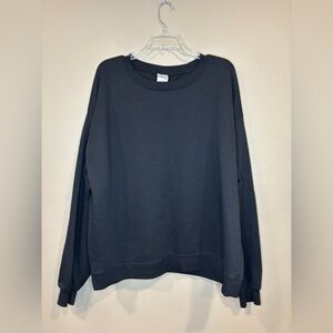 Mission Ridge Mens Crew Neck Sweater Black Size L